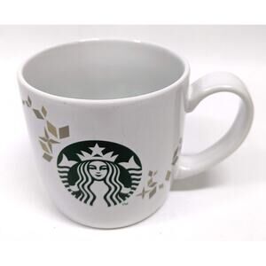 Starbucks 2013 14 Oz Holiday Collection Coffee Mug Gently-Used with Mermaid Logo